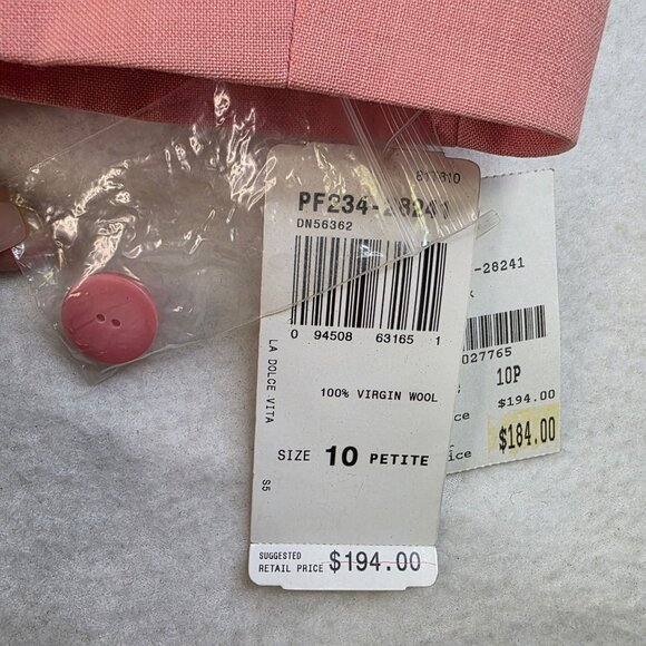 Pendleton 100% Virgin Wool Blazer Petite 10 Old Money Luxury Capsule Deadstock - Picture 8 of 9